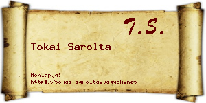Tokai Sarolta névjegykártya